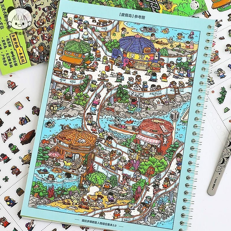Crowded Everywhere Vol. 2 Collection Book Crowded Everywhere Vol. 2 Collection Book - L - JoyJollyCrafts