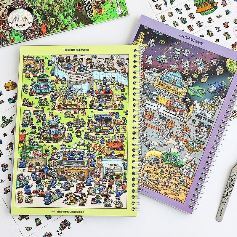 Crowded Everywhere Vol. 2 Collection Book Crowded Everywhere Vol. 2 Collection Book - L - JoyJollyCrafts
