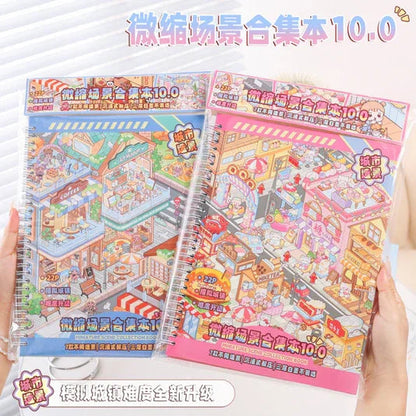 Cubicle scene sticker collection book 1 book - L - JoyJollyCrafts