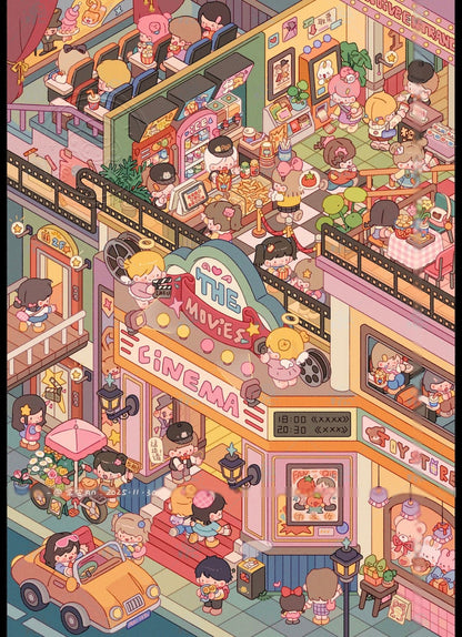 DA MAI LUOLUO Vol. 23 Grocery Store - Old Times Shelter Cinema - Old Dreams Screening Royal Ball - Spinning Night Princess's Boudoir - Morning Prelude - L - JoyJollyCrafts
