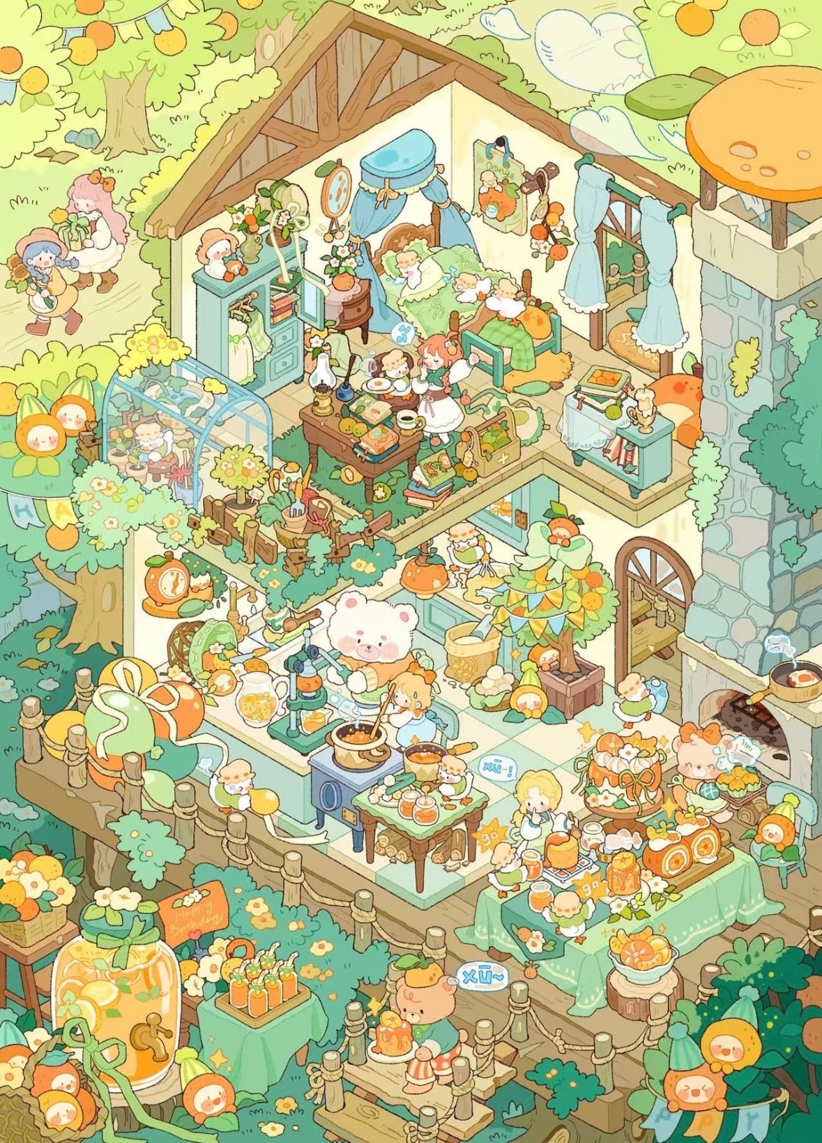 DaPang Vol. 2 Birthday Tangerine Party A Letter from the Iris Cappuccino Let's go have some fun. Let's go wild together. Prosperity with Every Bite Hong Kong's Splendid Fireworks Happy Baking Summer Fun Awaits - L - JoyJollyCrafts
