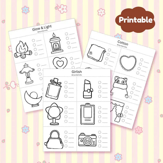Digital Download ｜ Coloring practice workbook Sheets - JoyJollyCrafts