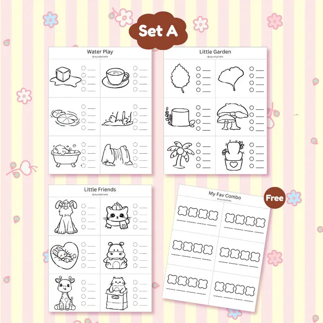 Digital Download ｜ Coloring practice workbook Sheets - JoyJollyCrafts