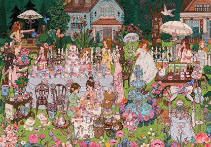 DOT CREATIVE Vol. 5 Afternoon Garden at Rose Manor / Quiet Moments / Summer Courtyard - L - JoyJollyCrafts