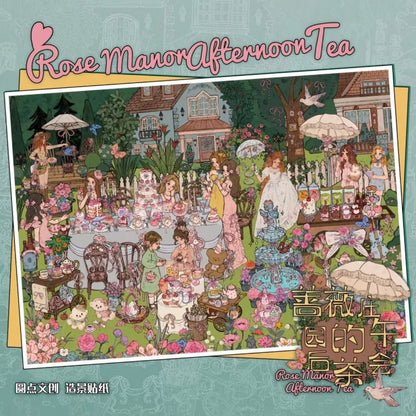DOT CREATIVE Vol. 5 Afternoon Garden at Rose Manor / Quiet Moments / Summer Courtyard - L - JoyJollyCrafts