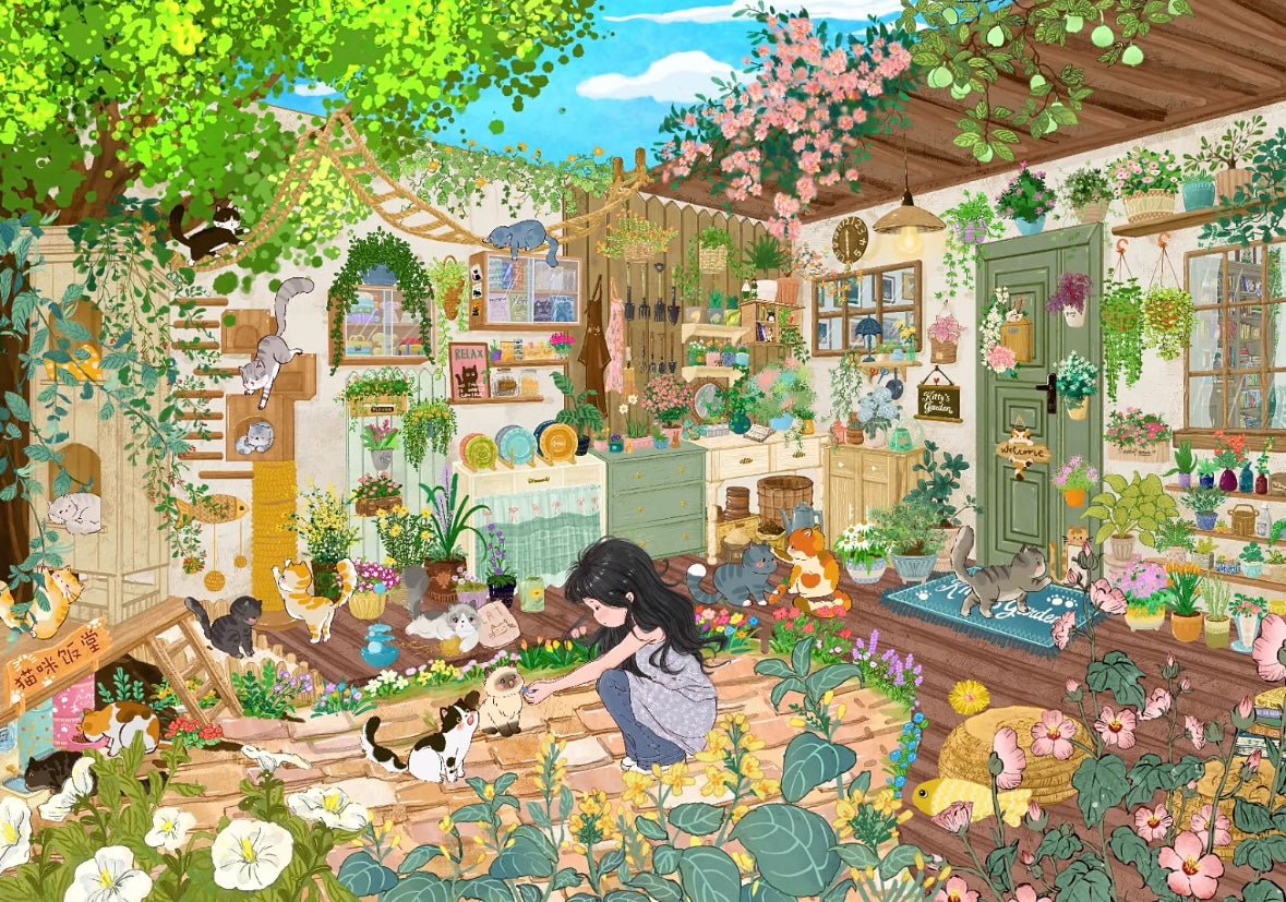 DOT CREATIVE Vol. 5 Afternoon Garden at Rose Manor / Quiet Moments / Summer Courtyard - L - JoyJollyCrafts