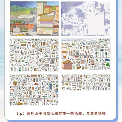 DRAGON 26.0 Typhoon Series On the Eve of the Typhoon / Storms Batter the City - L - JoyJollyCrafts
