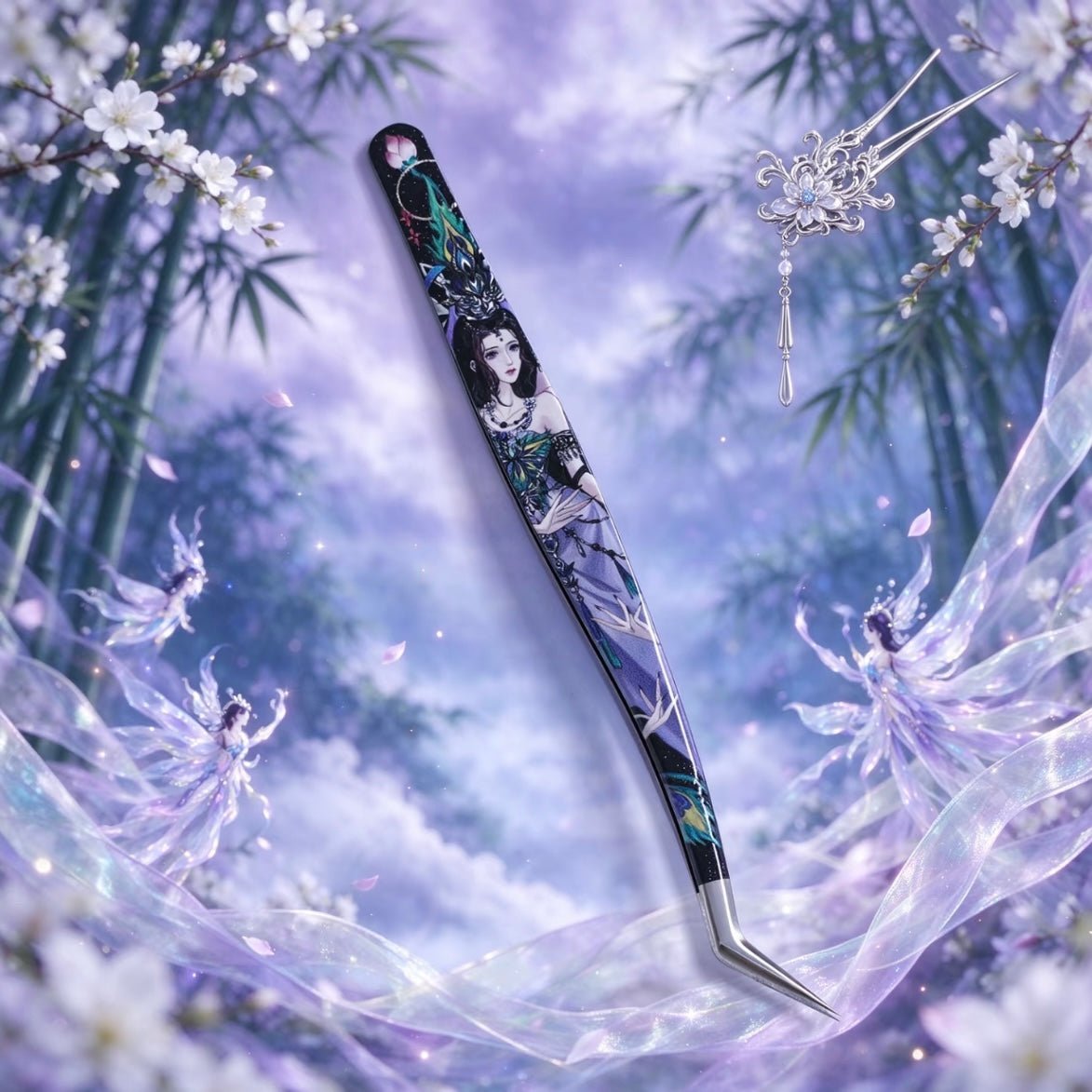 Dream Fold 1.0 Tweezers Kang Star – Golden Feather Tweezers / Kang Star- Dolphin-Style Tweezers - JoyJollyCrafts