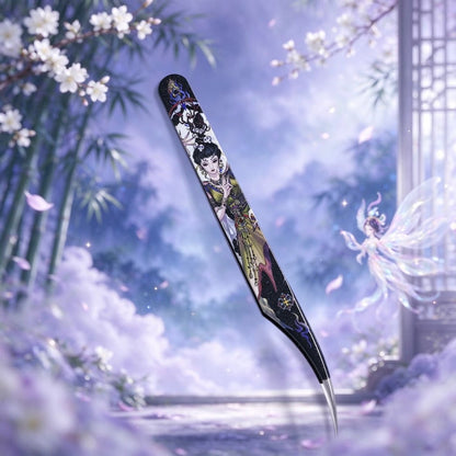 Dream Fold 1.0 Tweezers Kang Star – Golden Feather Tweezers / Kang Star- Dolphin-Style Tweezers - JoyJollyCrafts
