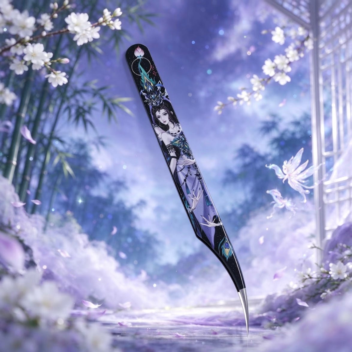 Dream Fold 1.0 Tweezers Kang Star – Golden Feather Tweezers / Kang Star- Dolphin-Style Tweezers - JoyJollyCrafts
