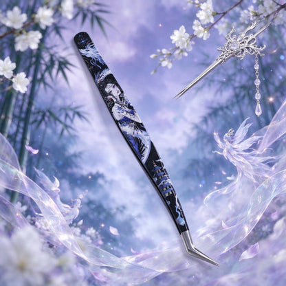 Dream Fold 1.0 Tweezers Kang Star – Golden Feather Tweezers / Kang Star- Dolphin-Style Tweezers - JoyJollyCrafts
