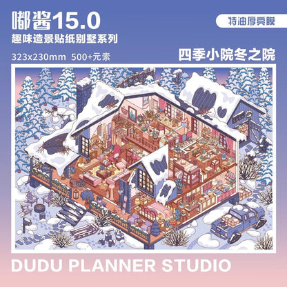 DuJiang Vol. 15 Island of Summer / Garden of Autumn / Courtyard of Winter - XL - JoyJollyCrafts