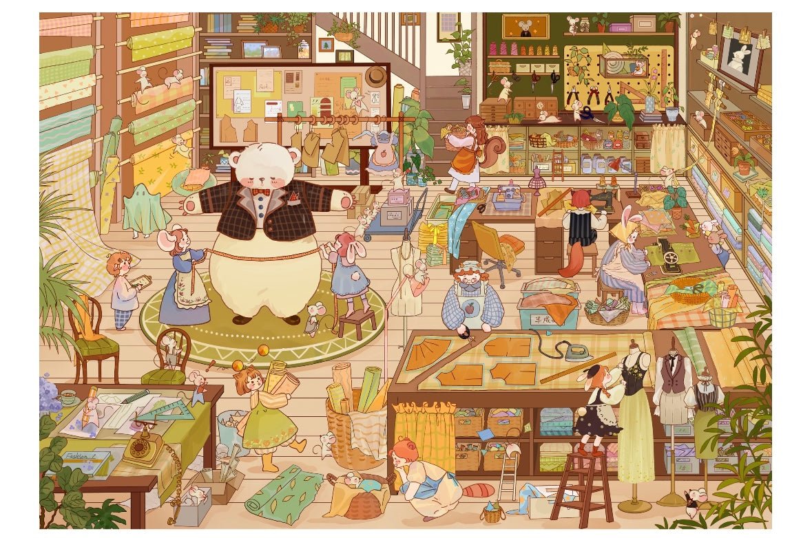 Enjoy Leisure TIme Vol. 4 Colorful Western Kitchen Tuantuan Tailor Shop Doll's Little Abode - L - JoyJollyCrafts