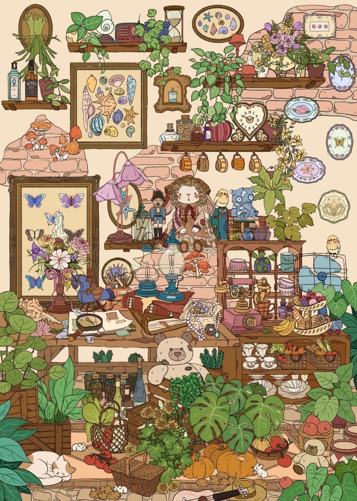 Enjoy Leisure TIme Vol. 4 Colorful Western Kitchen Tuantuan Tailor Shop Doll's Little Abode - L - JoyJollyCrafts