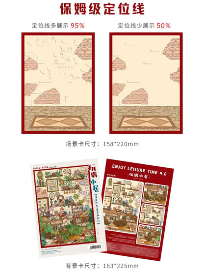 Enjoy Leisure TIme Vol. 4 Colorful Western Kitchen Tuantuan Tailor Shop Doll's Little Abode - L - JoyJollyCrafts