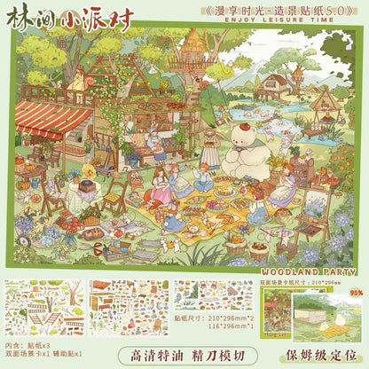 Enjoy Leisure TIme Vol. 5 A Small Party in the Woods / The Witch's House / Lemon Town - L - JoyJollyCrafts