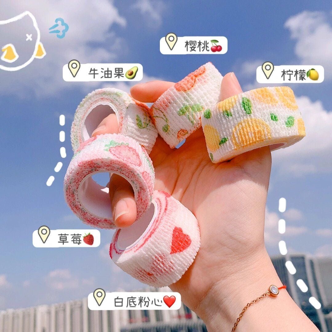 Finger Bandage Animal Fruit 5-Pack Set - JoyJollyCrafts