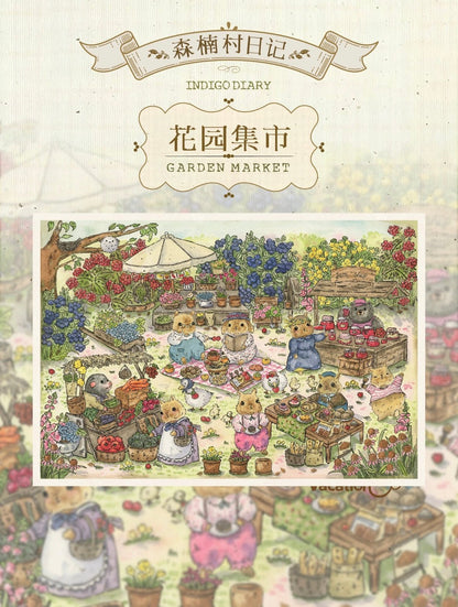 Forest Village Diary Ranch Holiday Garden Market Afternoon Tea Party - M - JoyJollyCrafts