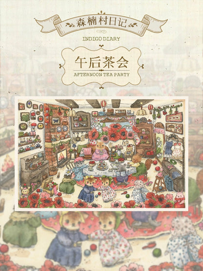 Forest Village Diary Ranch Holiday Garden Market Afternoon Tea Party - M - JoyJollyCrafts