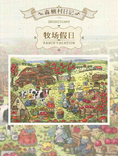 Forest Village Diary Ranch Holiday Garden Market Afternoon Tea Party - M - JoyJollyCrafts