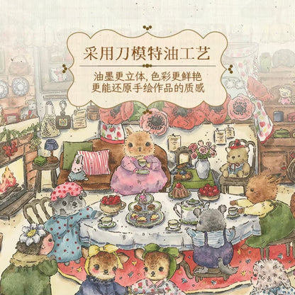 Forest Village Diary Ranch Holiday Garden Market Afternoon Tea Party - M - JoyJollyCrafts