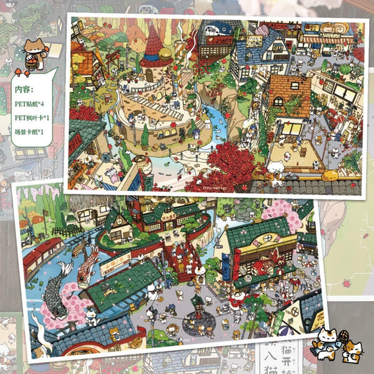 From Cats Begin Journey to the Misty Hidden Village Accidentally Entering the Kingdom of Cats - XL - JoyJollyCrafts