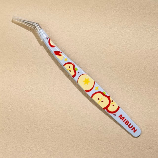 Fruit + Star Glitter Tweezers Apple Pineapple Mangosteen Strawberry Starfruit Yellow Star Glitter Blue Star Glitter Gray Star Glitter - S - JoyJollyCrafts