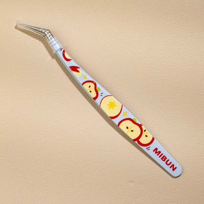 Fruit + Star Glitter Tweezers Apple Pineapple Mangosteen Strawberry Starfruit Yellow Star Glitter Blue Star Glitter Gray Star Glitter - S - JoyJollyCrafts