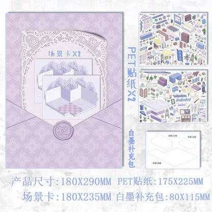 Fullmoon Vol. 5 Full Moon Florist / Time Capsule / Blue Jacaranda Art Studio - L - JoyJollyCrafts