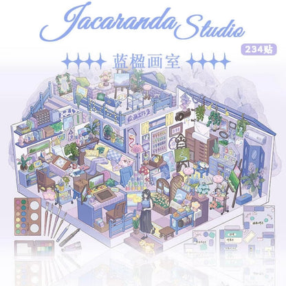 Fullmoon Vol. 5 Full Moon Florist / Time Capsule / Blue Jacaranda Art Studio - L - JoyJollyCrafts
