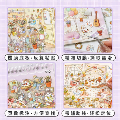 Fun Scene Sticker Book Collection Book - M - JoyJollyCrafts