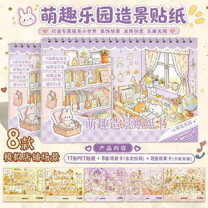 Fun Scene Sticker Book Collection Book - M - JoyJollyCrafts