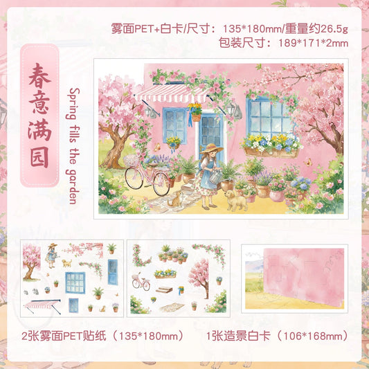 Glimmer Compendium Spring Full of Life Morning Light Flower Room Warm Sunlight Glow Silent Snowfall - M - JoyJollyCrafts