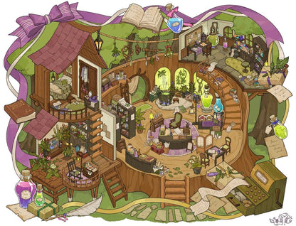 HeiBao Vol. 16 Forest Pharmacy / Rose Tea Party / Mushroom Kitchen / Jam Workshop - L - JoyJollyCrafts