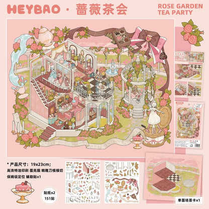 HeiBao Vol. 16 Forest Pharmacy / Rose Tea Party / Mushroom Kitchen / Jam Workshop - L - JoyJollyCrafts