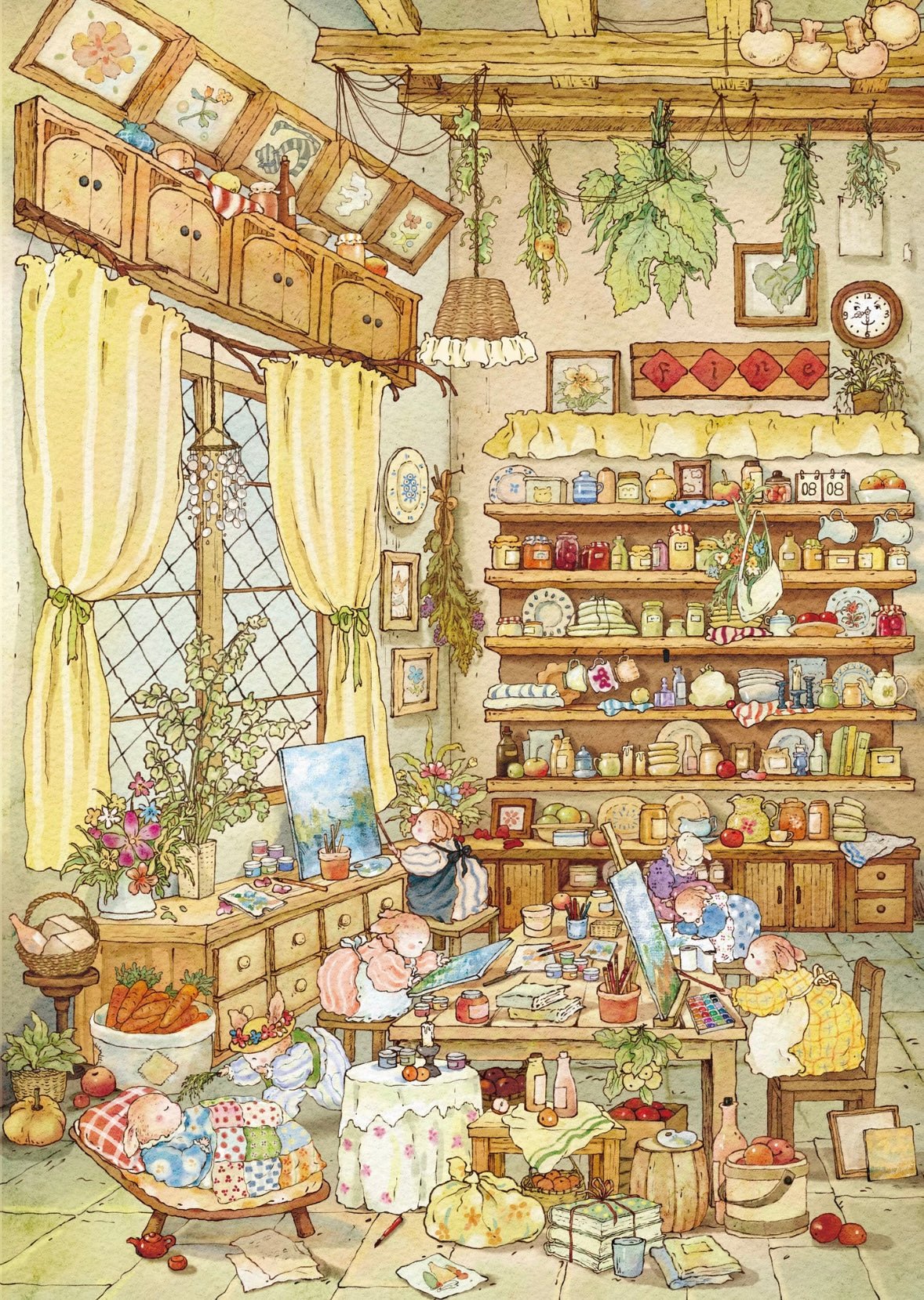 Hua Man Man Vol. 5 A Warm Corner / Summer Play / autumn harvest / Floral Market - L - JoyJollyCrafts