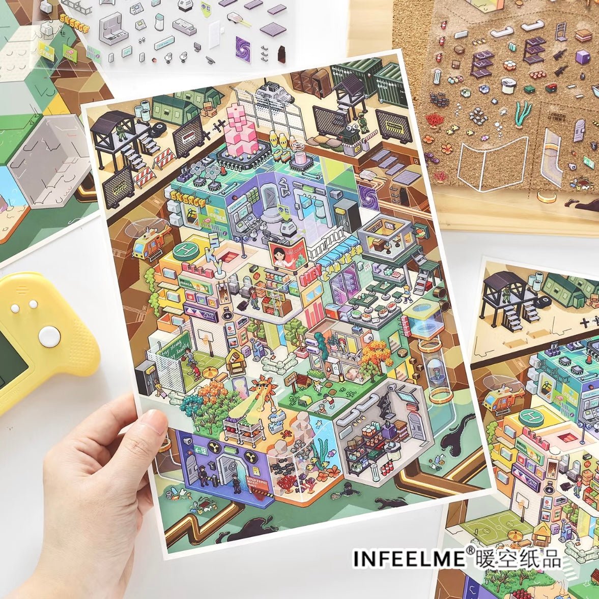 Infeel.me My Cozy room series 47.0 Underground town / Prehistoric Tribe - L - JoyJollyCrafts