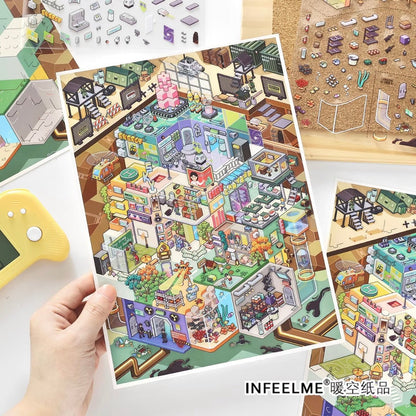 Infeel.me My Cozy room series 47.0 Underground town / Prehistoric Tribe - L - JoyJollyCrafts