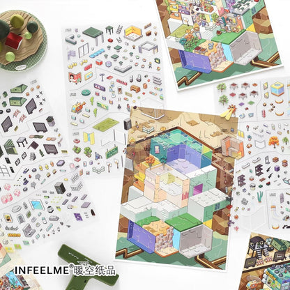 Infeel.me My Cozy room series 47.0 Underground town / Prehistoric Tribe - L - JoyJollyCrafts