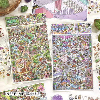 Infeel.me My Little Cabin 46.0 Berry Village / Galactic Inhabitants - L - JoyJollyCrafts