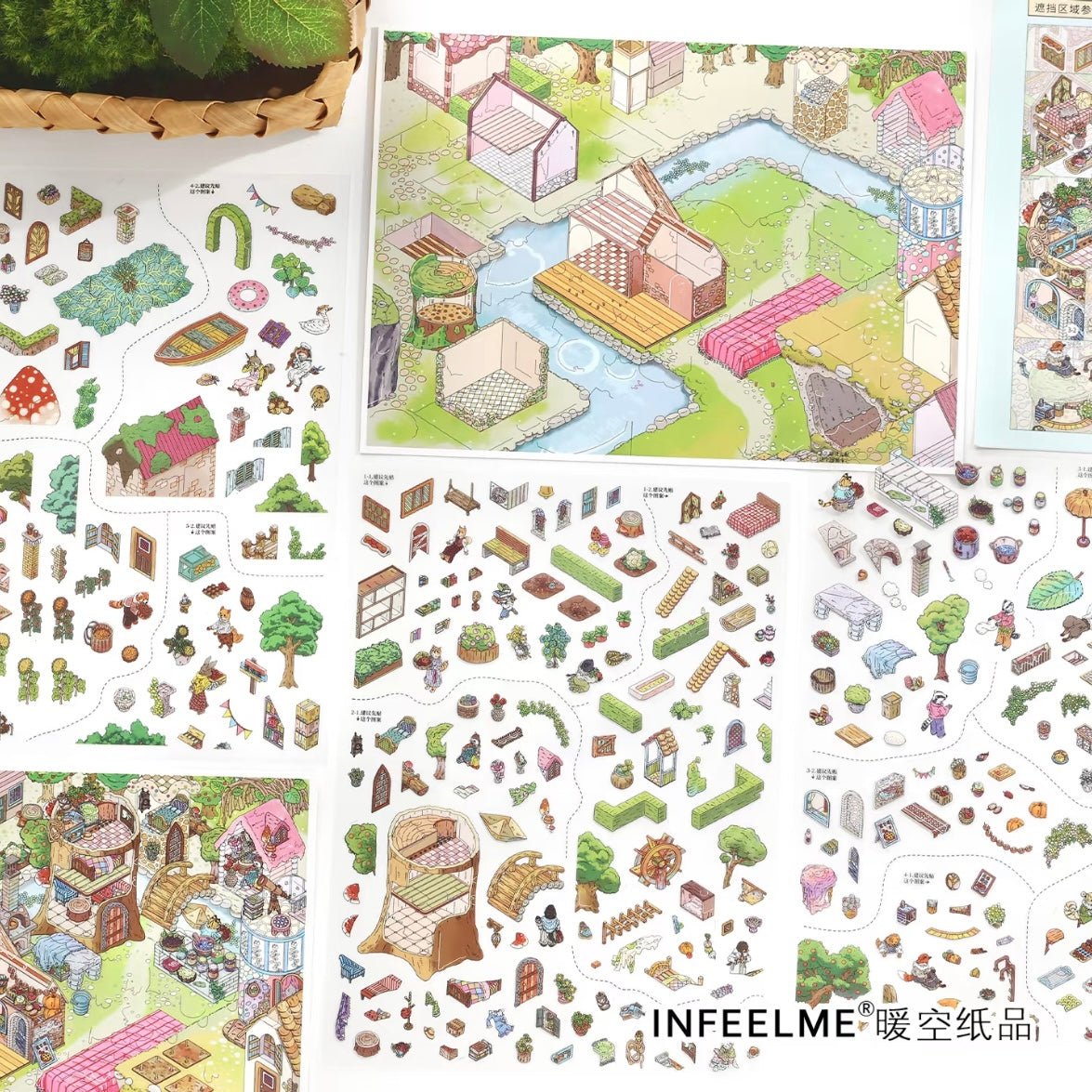 Infeel.me My Little Cabin 46.0 Berry Village / Galactic Inhabitants - L - JoyJollyCrafts