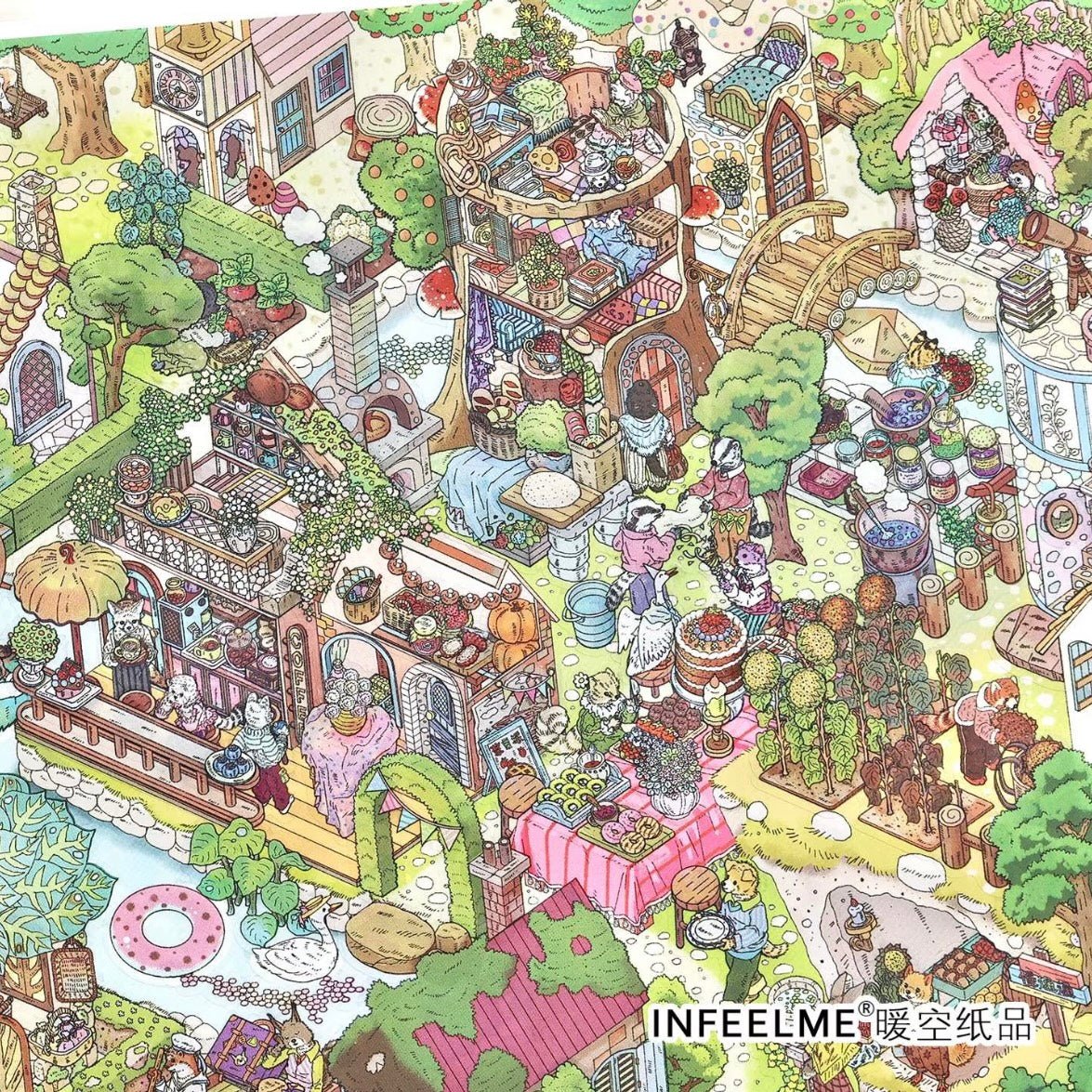 Infeel.me My Little Cabin 46.0 Berry Village / Galactic Inhabitants - L - JoyJollyCrafts