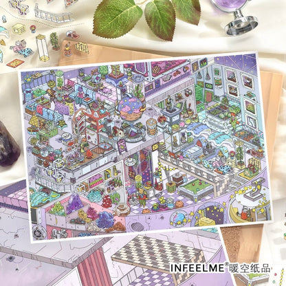 Infeel.me My Little Cabin 46.0 Berry Village / Galactic Inhabitants - L - JoyJollyCrafts