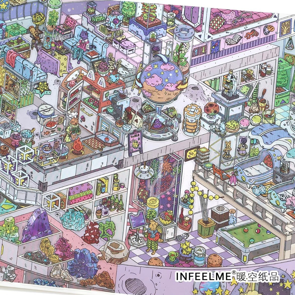 Infeel.me My Little Cabin 46.0 Berry Village / Galactic Inhabitants - L - JoyJollyCrafts