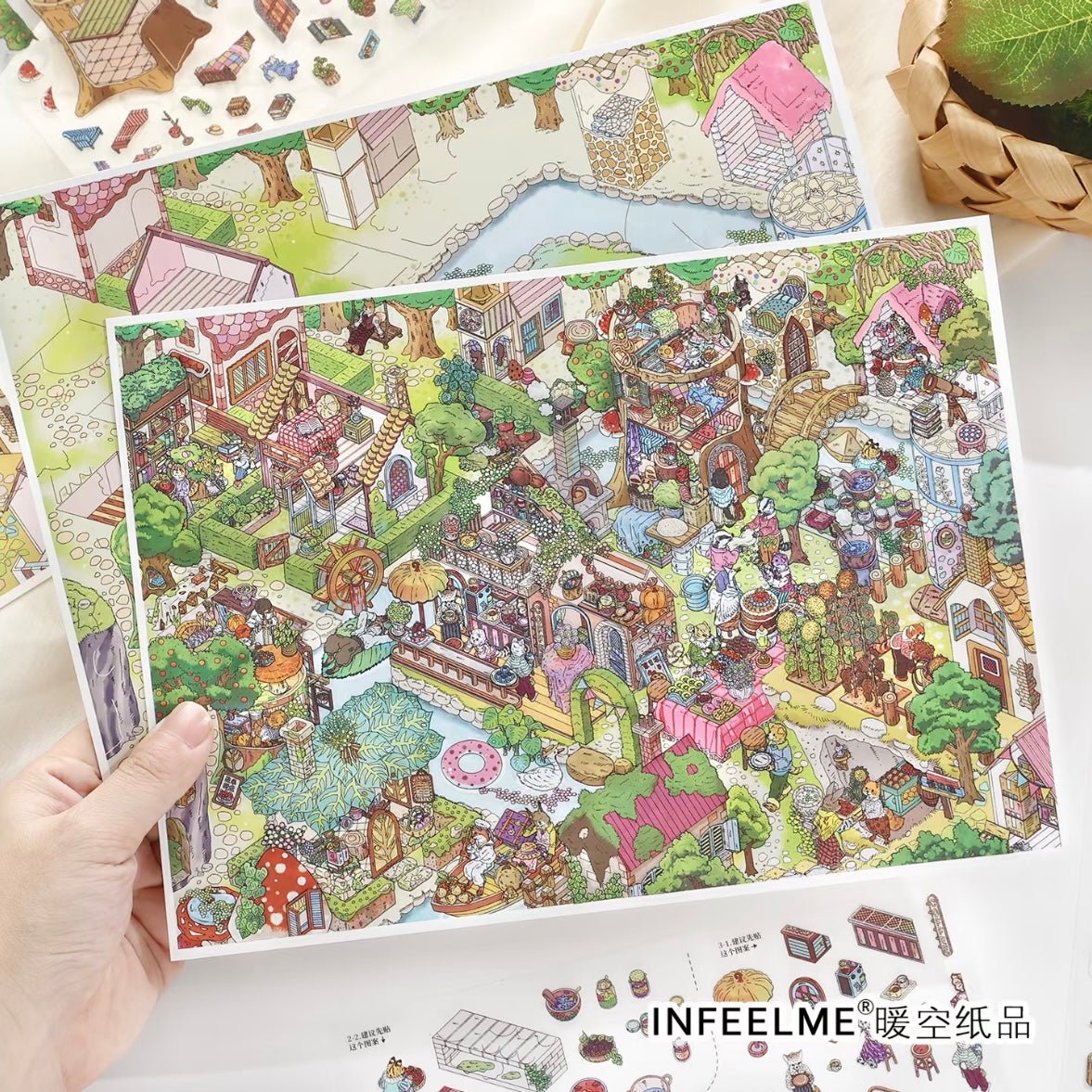 Infeel.me My Little Cabin 46.0 Berry Village / Galactic Inhabitants - L - JoyJollyCrafts