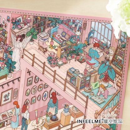 Infeel.me Open Today 67.0 Rose Art Studio - L - JoyJollyCrafts