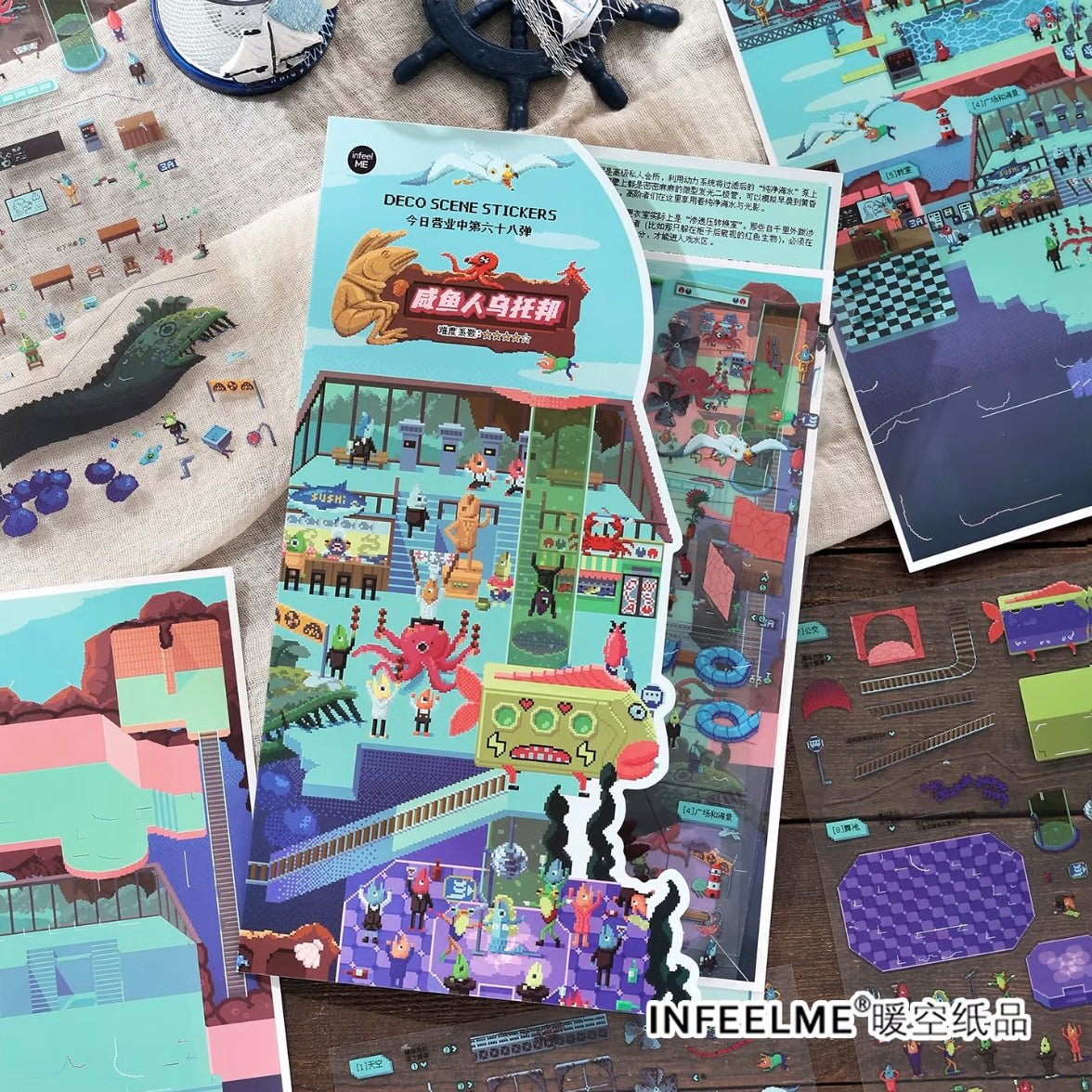 Infeel.me Store Series 68.0 Utopia for the Slacker-Minded - L - JoyJollyCrafts