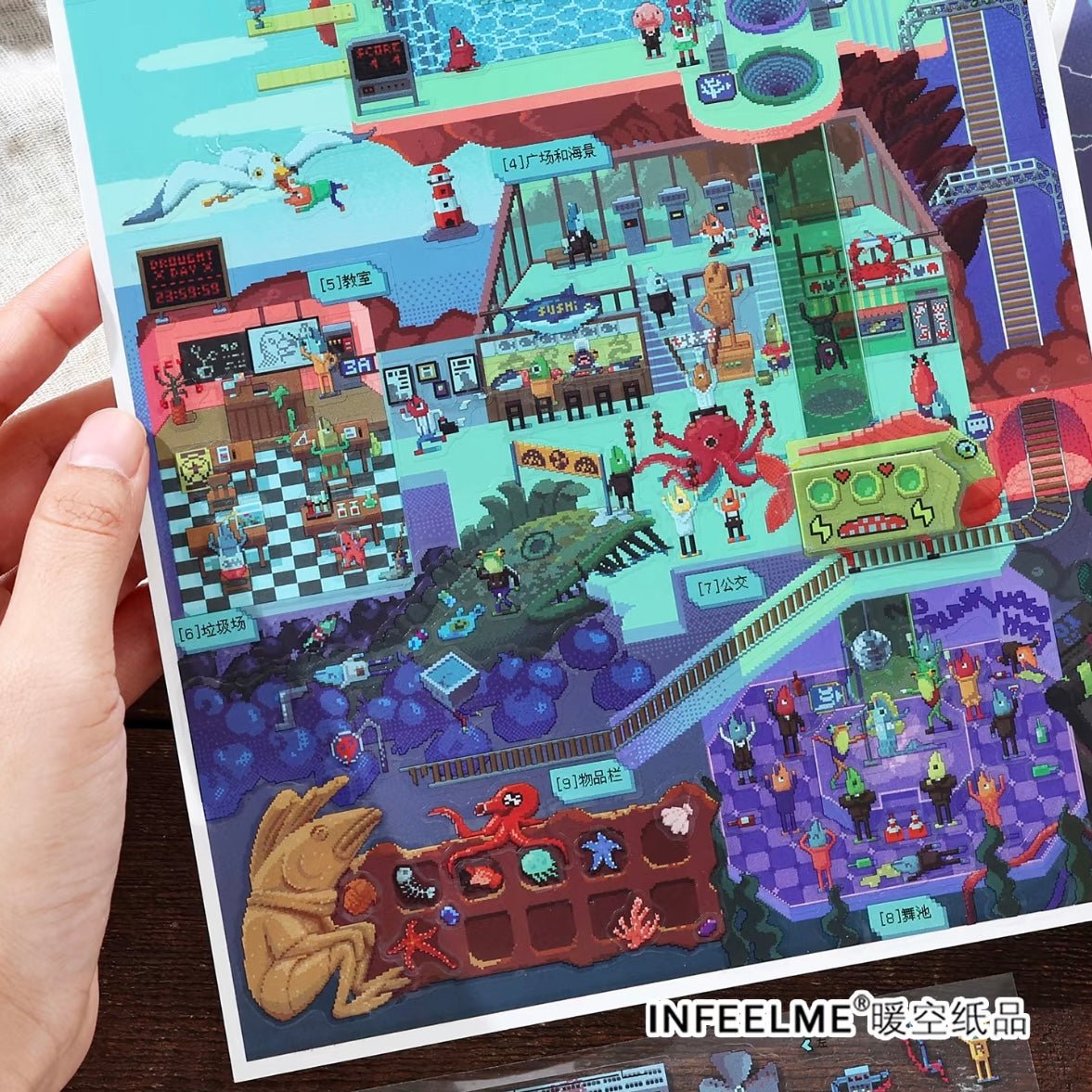 Infeel.me Store Series 68.0 Utopia for the Slacker-Minded - L - JoyJollyCrafts