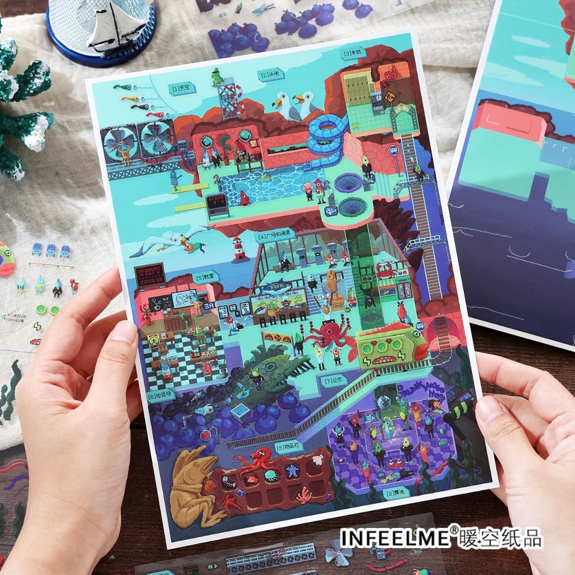 Infeel.me Store Series 68.0 Utopia for the Slacker-Minded - L - JoyJollyCrafts