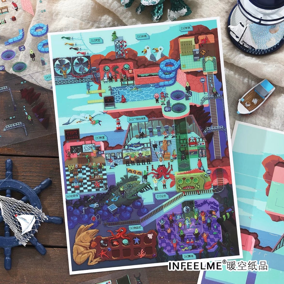 Infeel.me Store Series 68.0 Utopia for the Slacker-Minded - L - JoyJollyCrafts